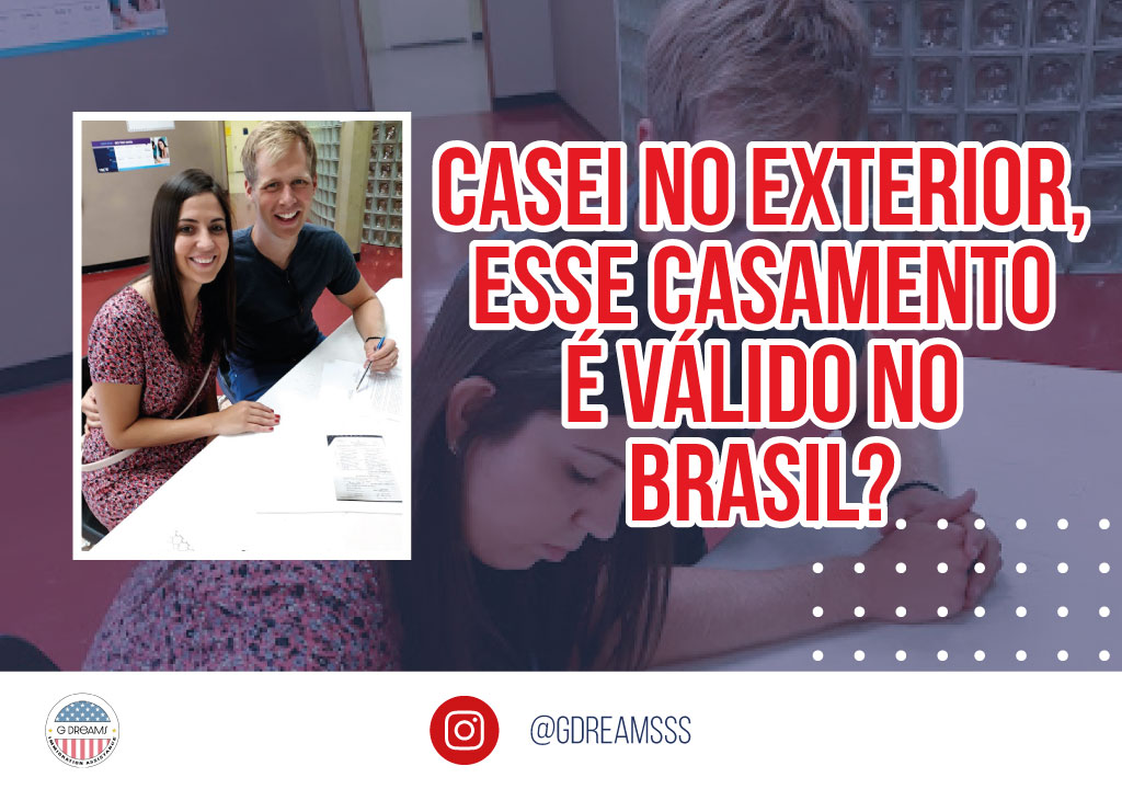 Casei no exterior, esse casamento é válido no Brasil?